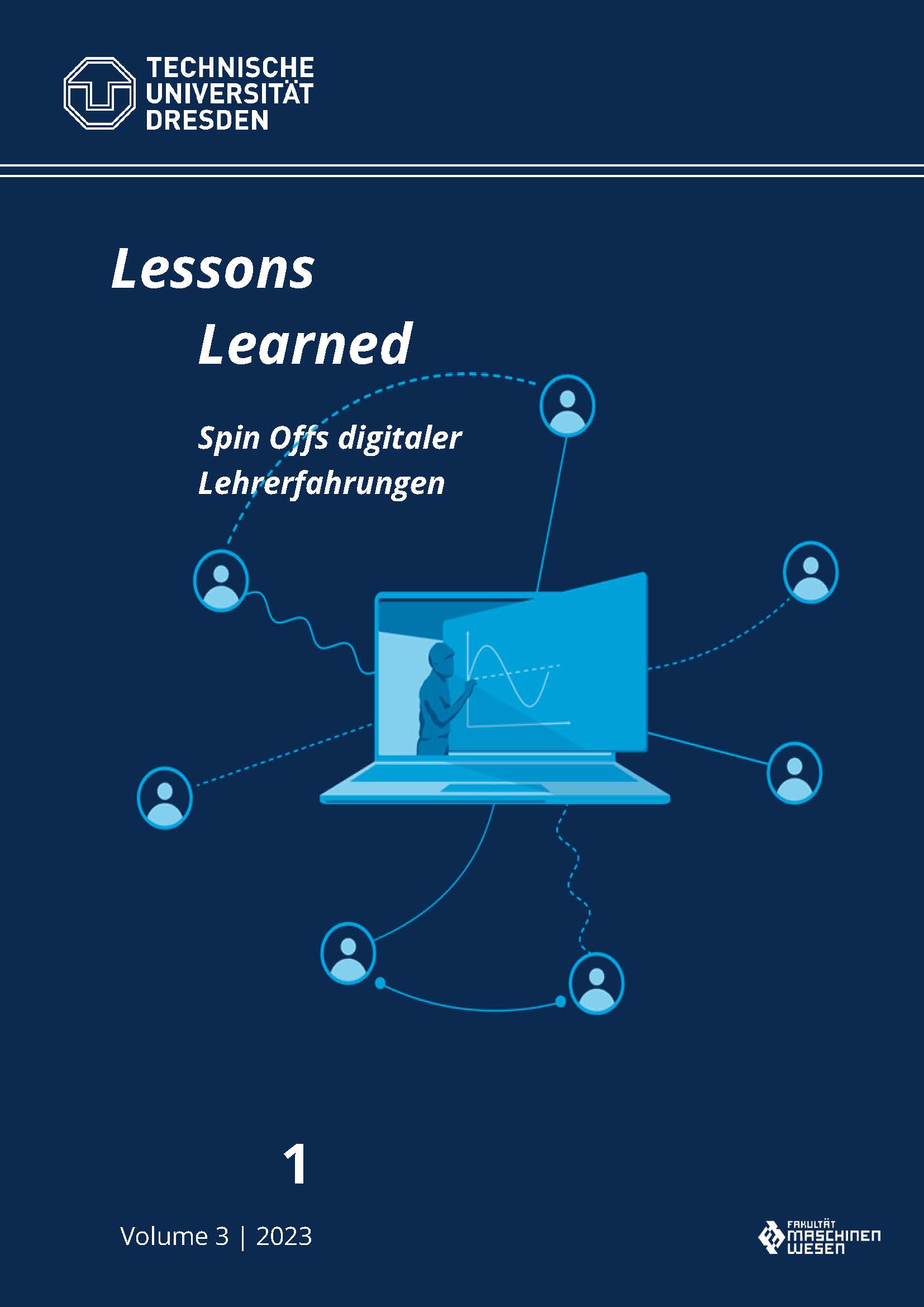 Titelbild Lessons Learned Vol.3 No.1