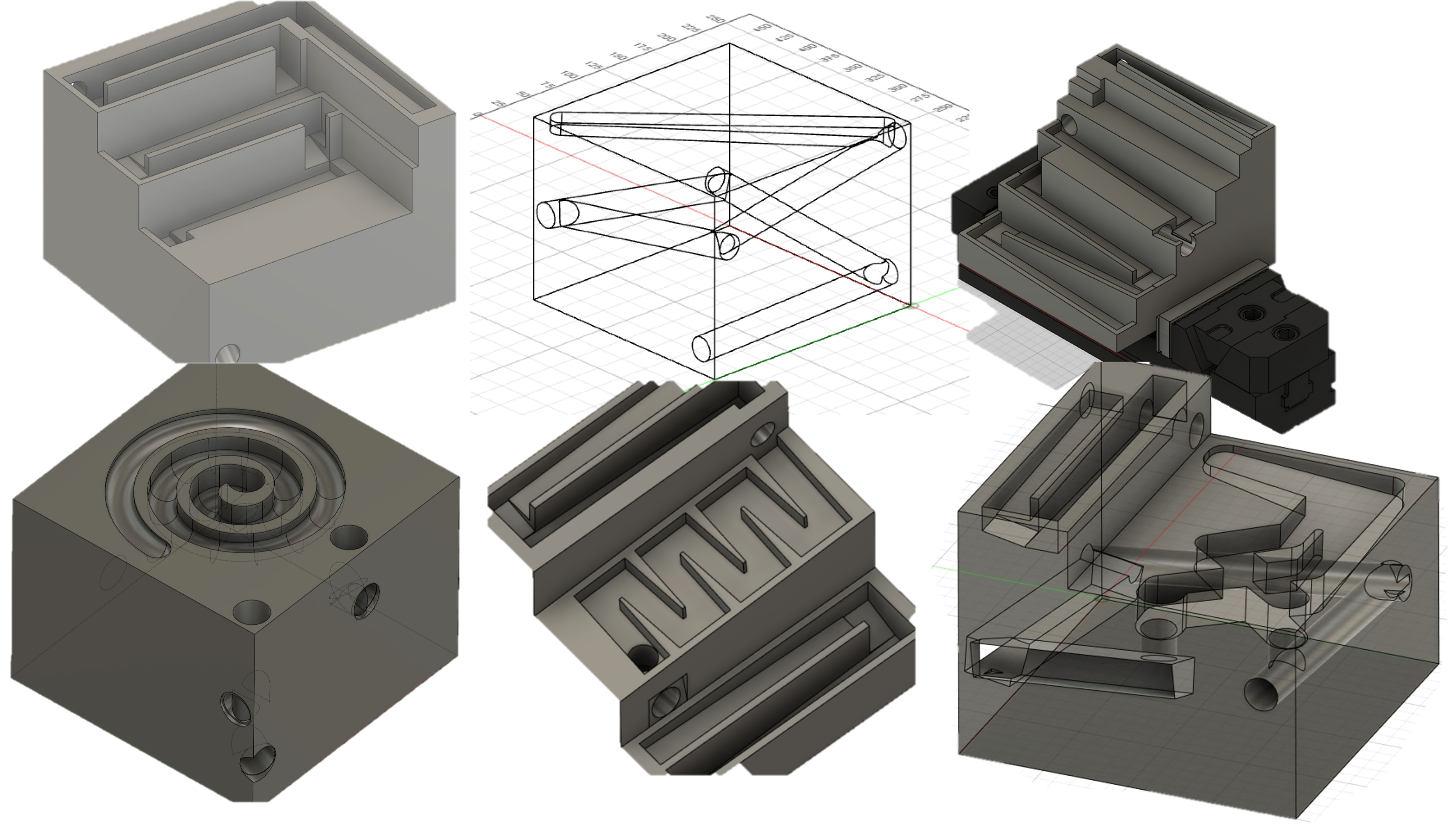 Verschiedene Murmelbahn-Designs